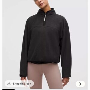 Tumbled Fleece Half-Zip Jacket